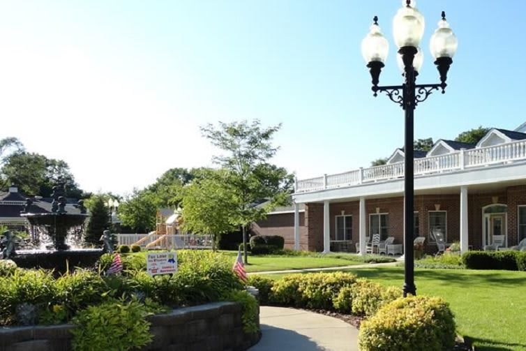 outdoor common area