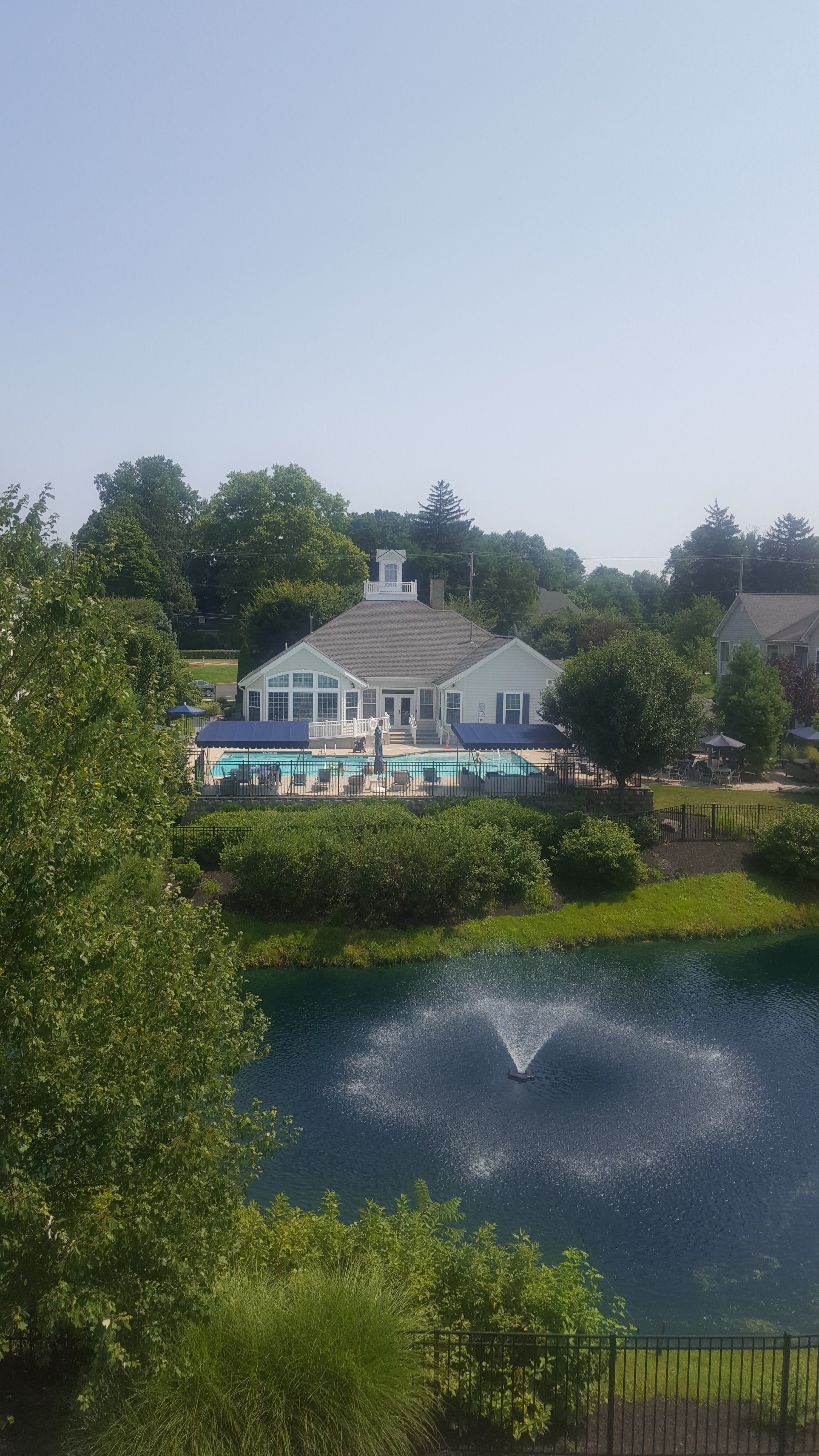 aerial view of community