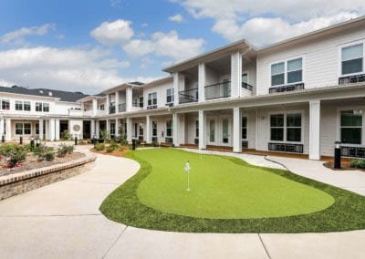 outdoor common area