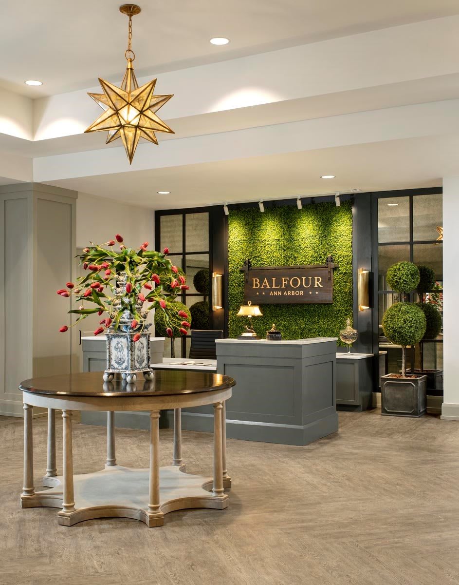 reception area