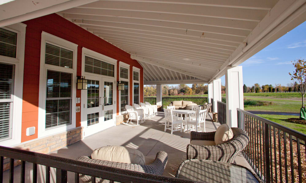 outdoor common area