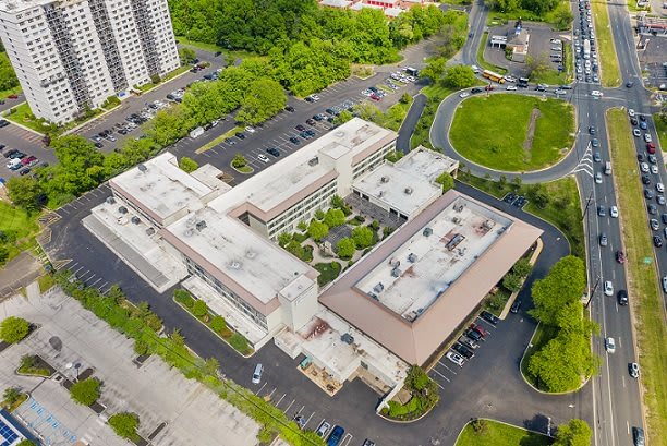 aerial view of community