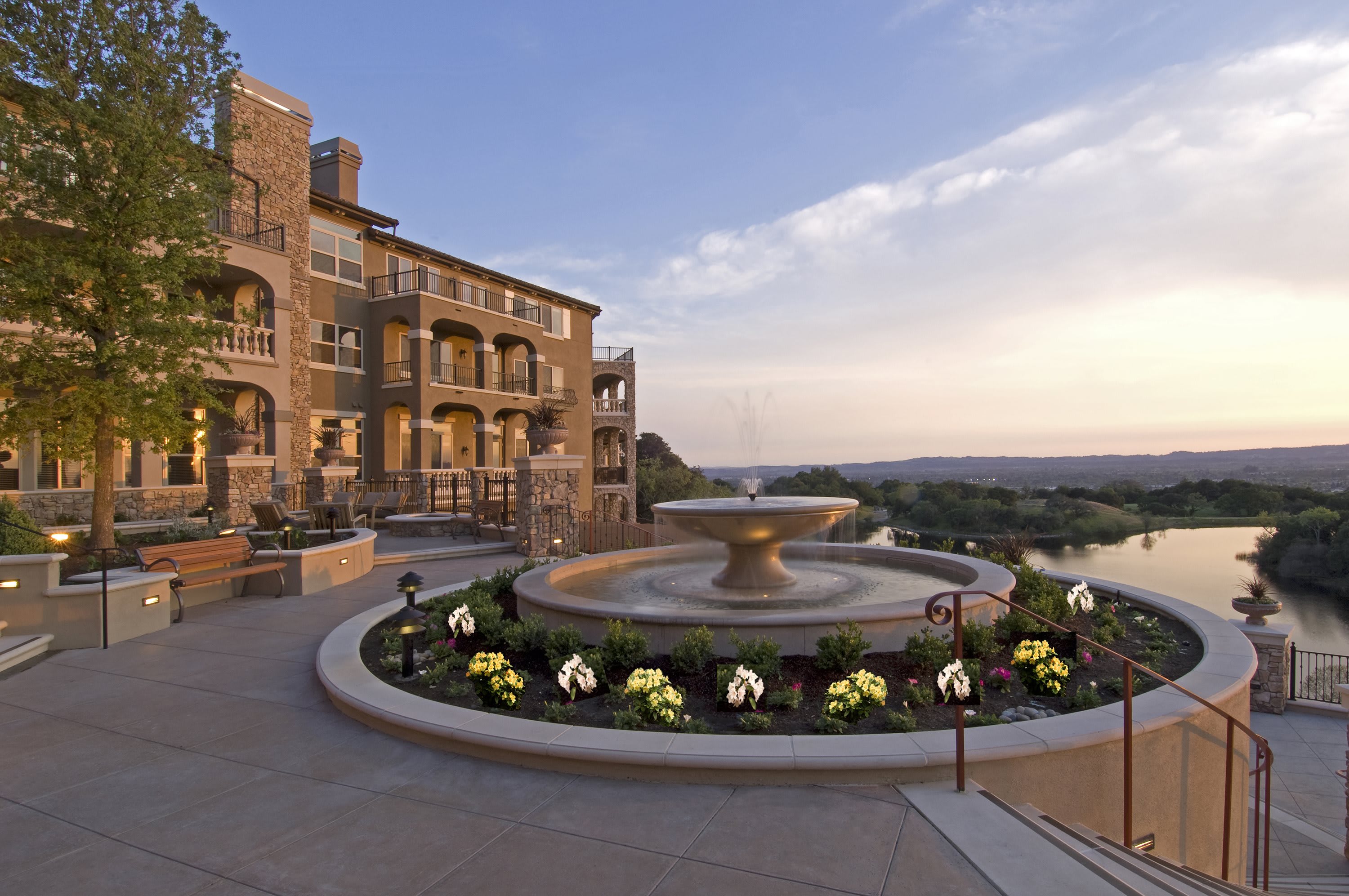 outdoor common area