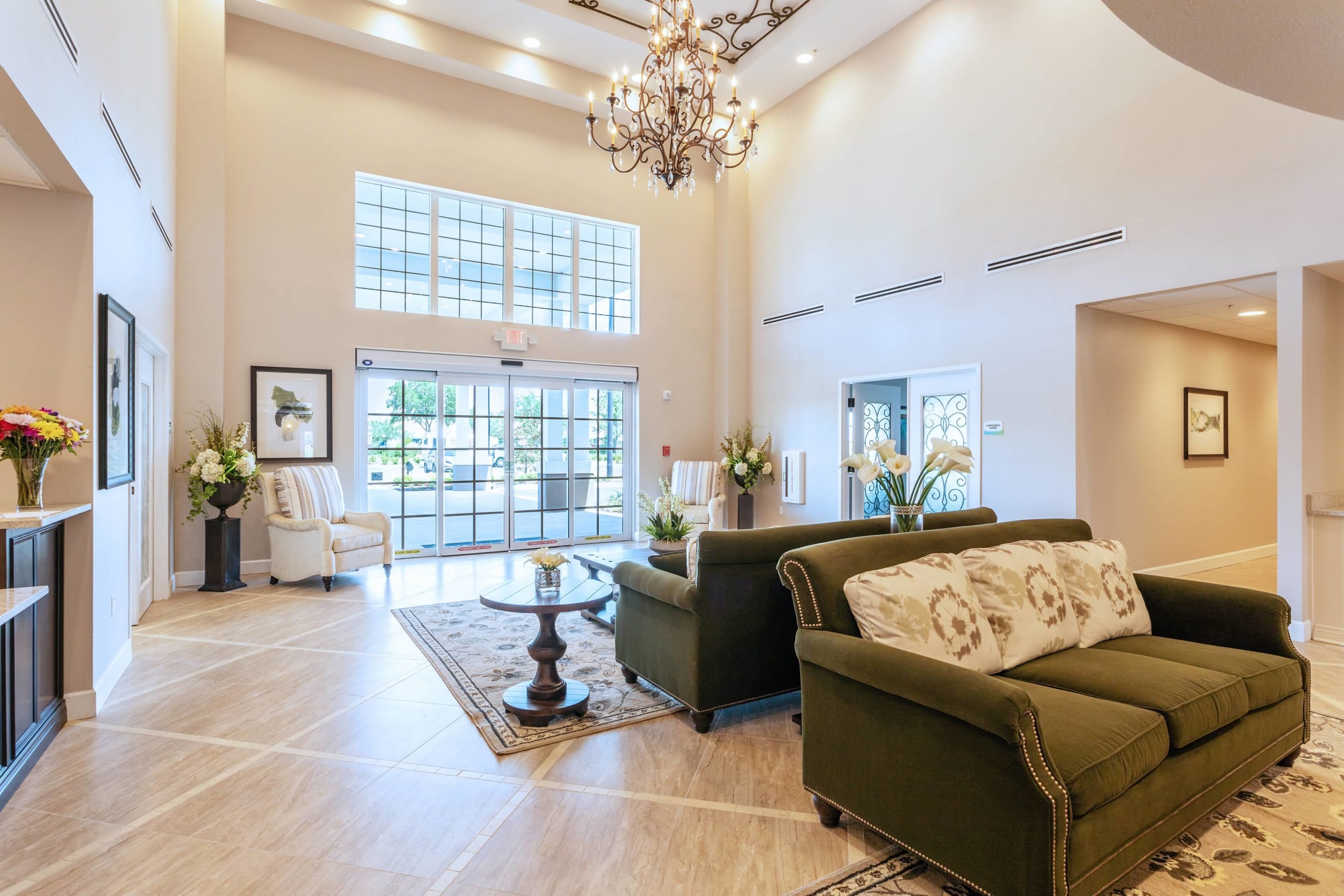 reception area