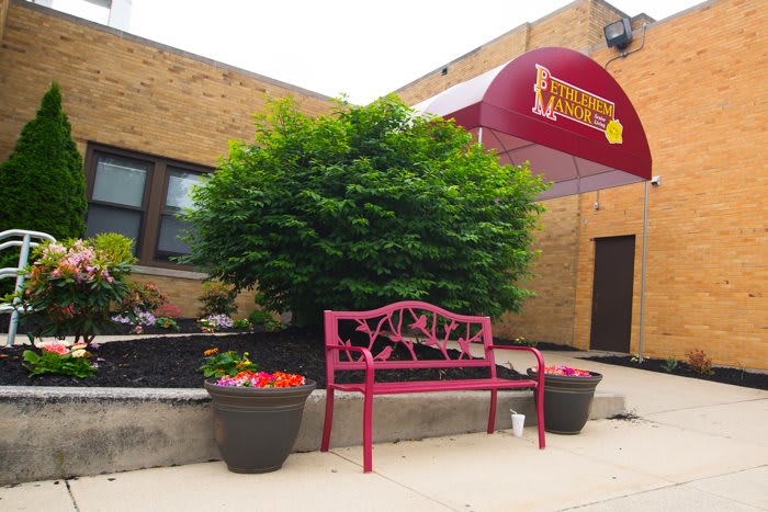 outdoor common area