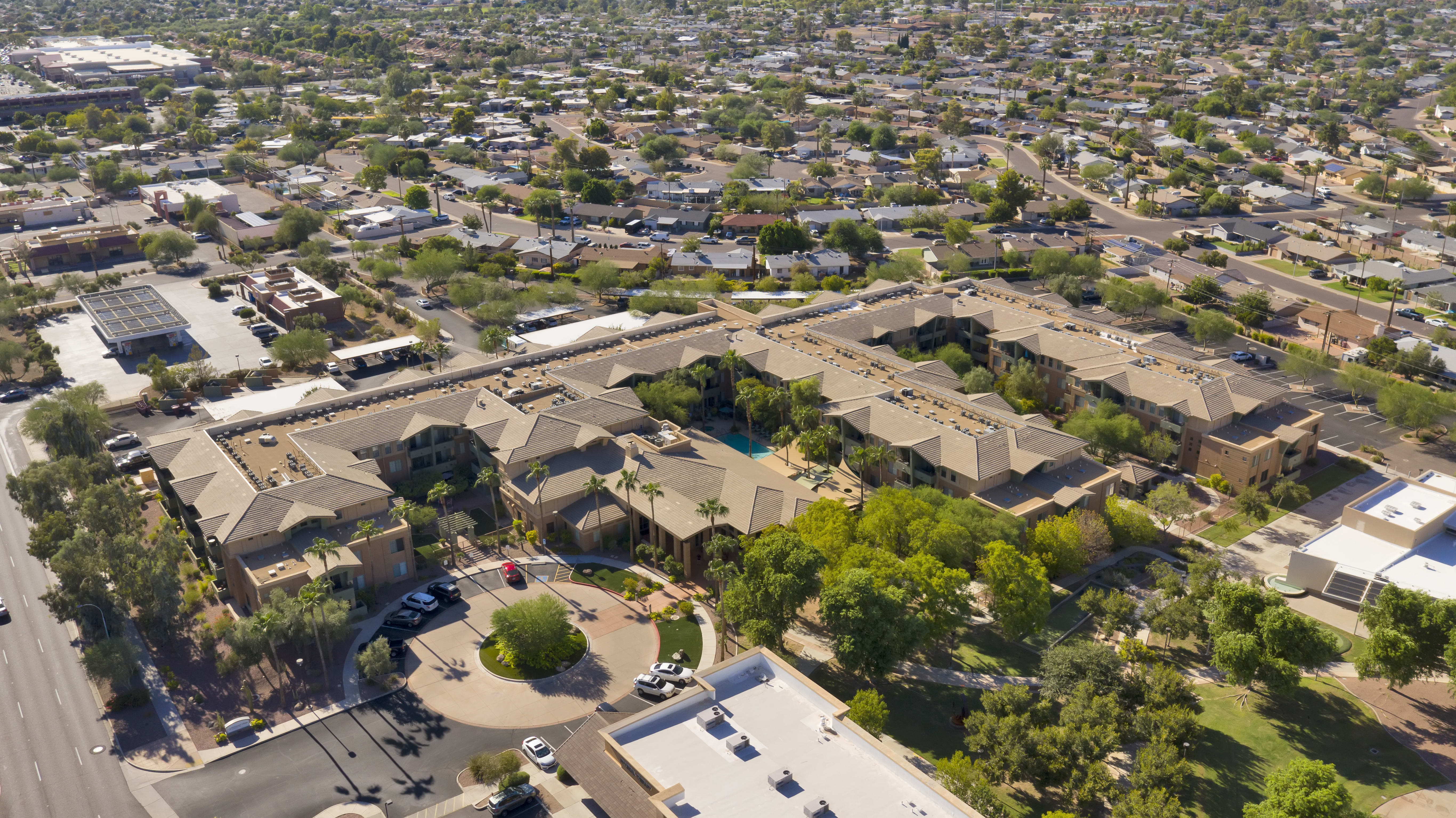 aerial community view