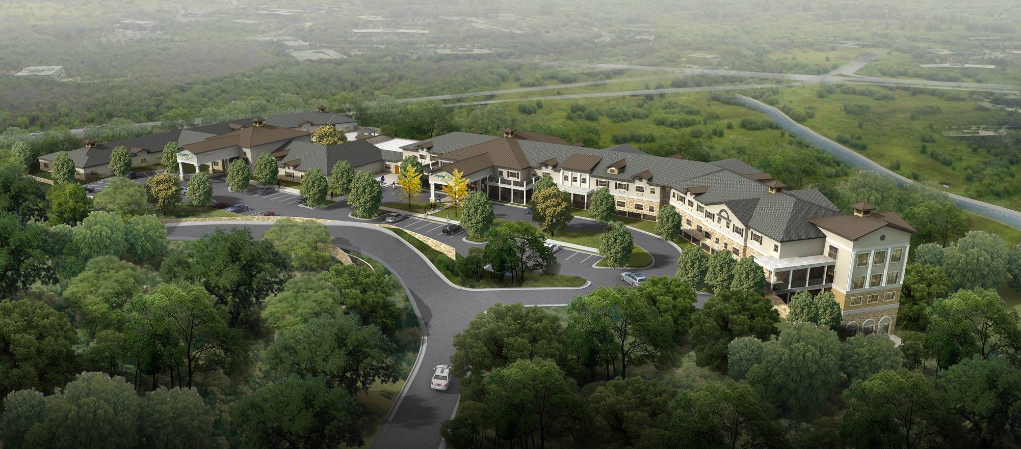 aerial community view