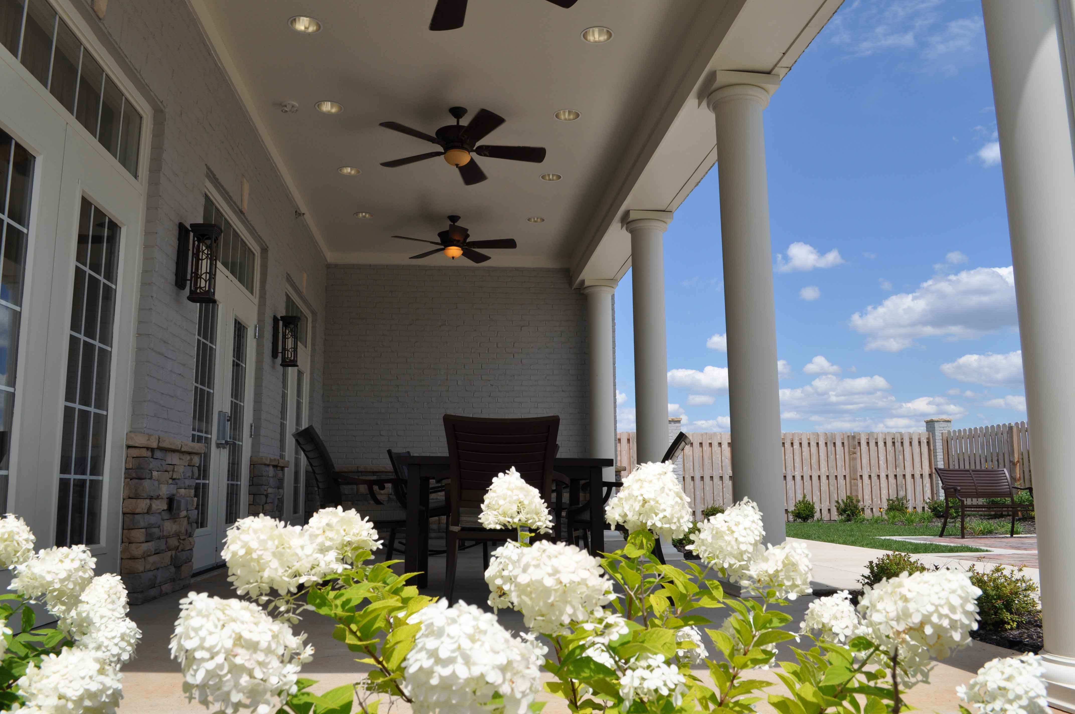 outdoor common area