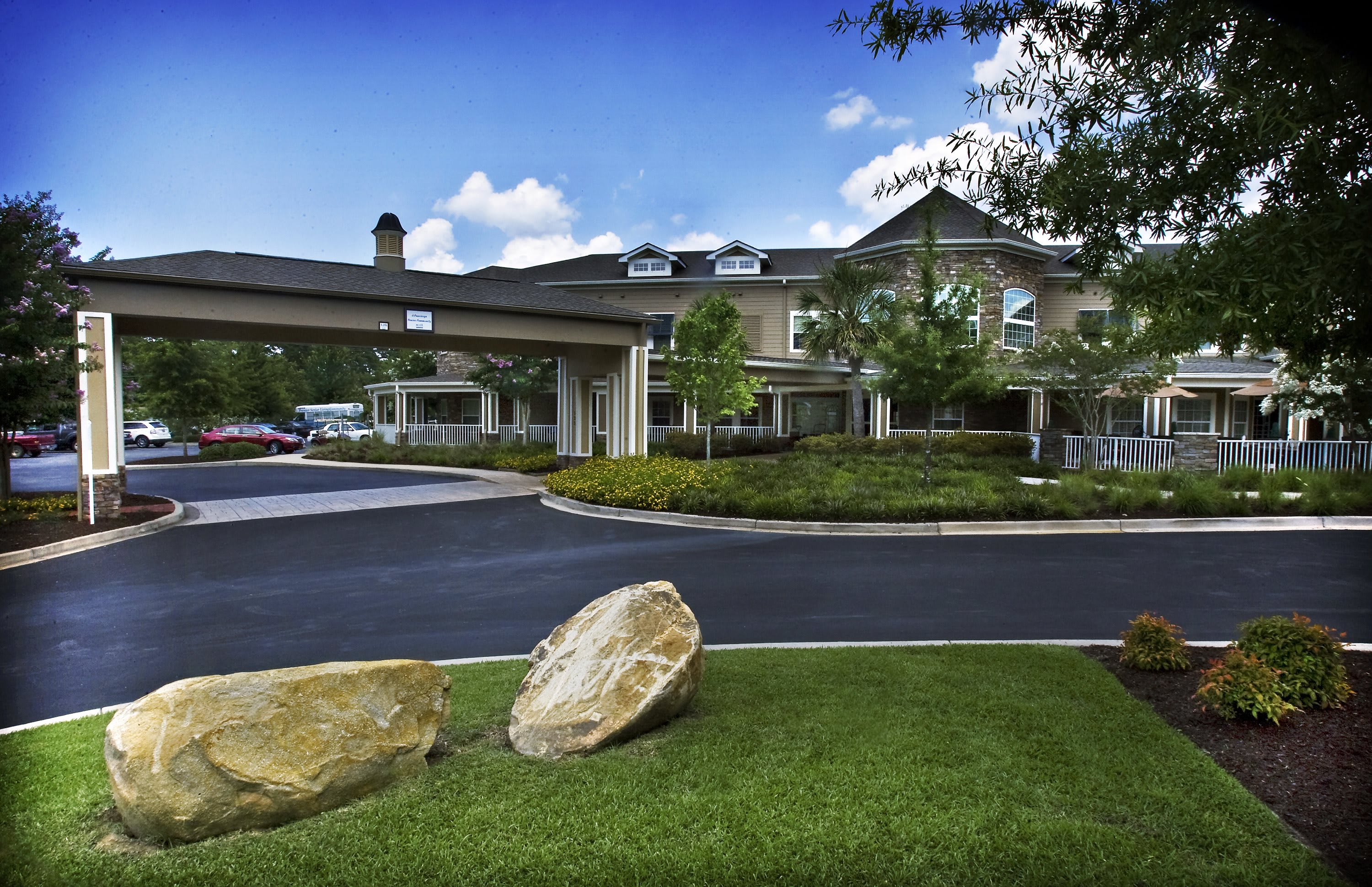 outdoor common area