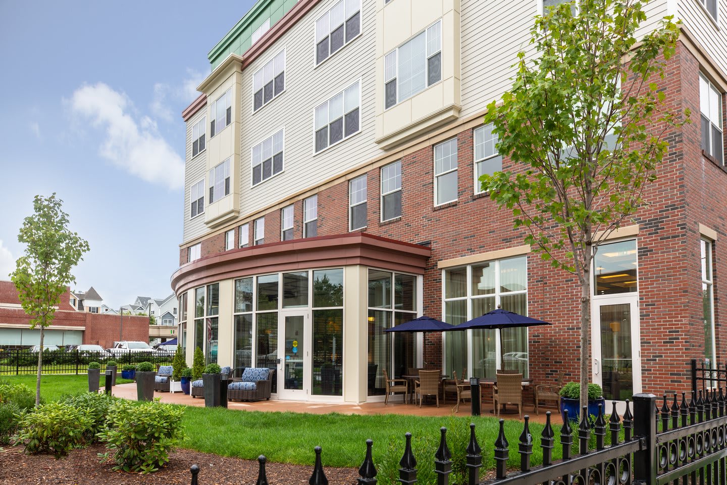 outdoor common area