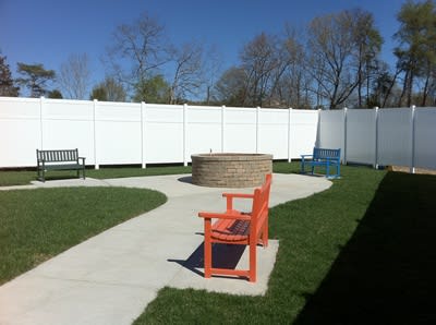 outdoor common area