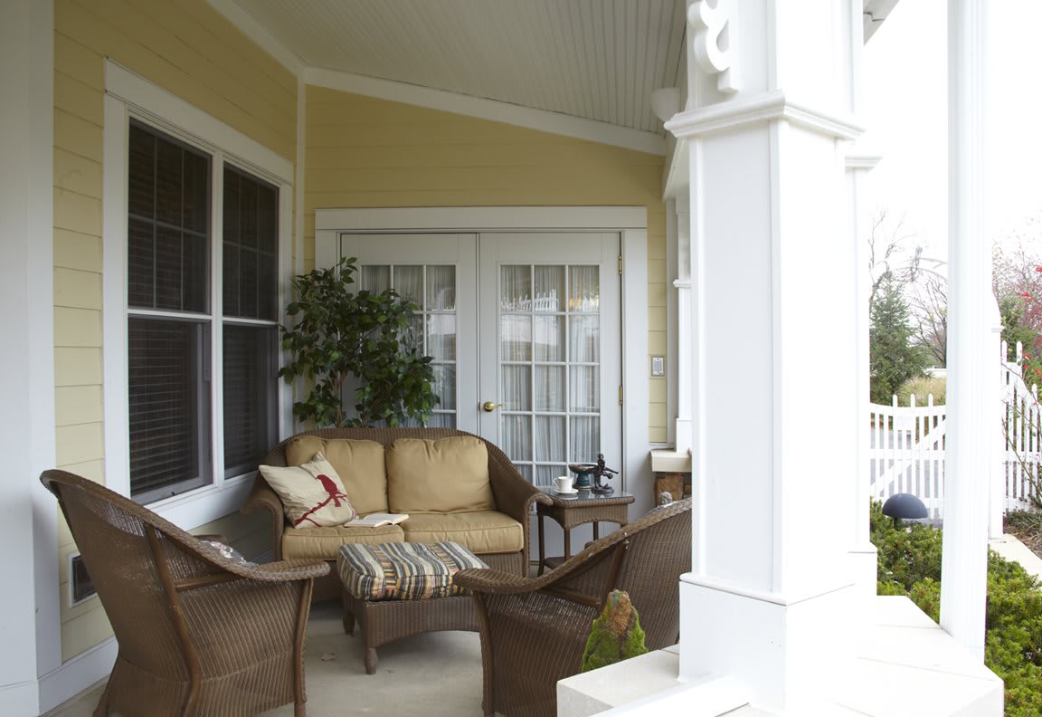 outdoor common area
