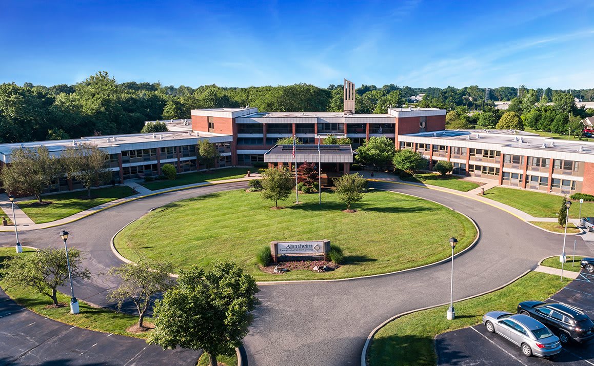 aerial view of community