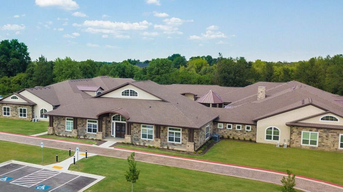 aerial view of community