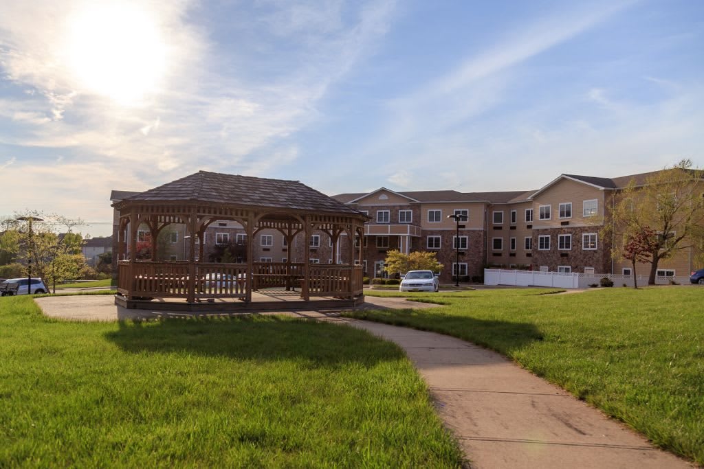 outdoor common area