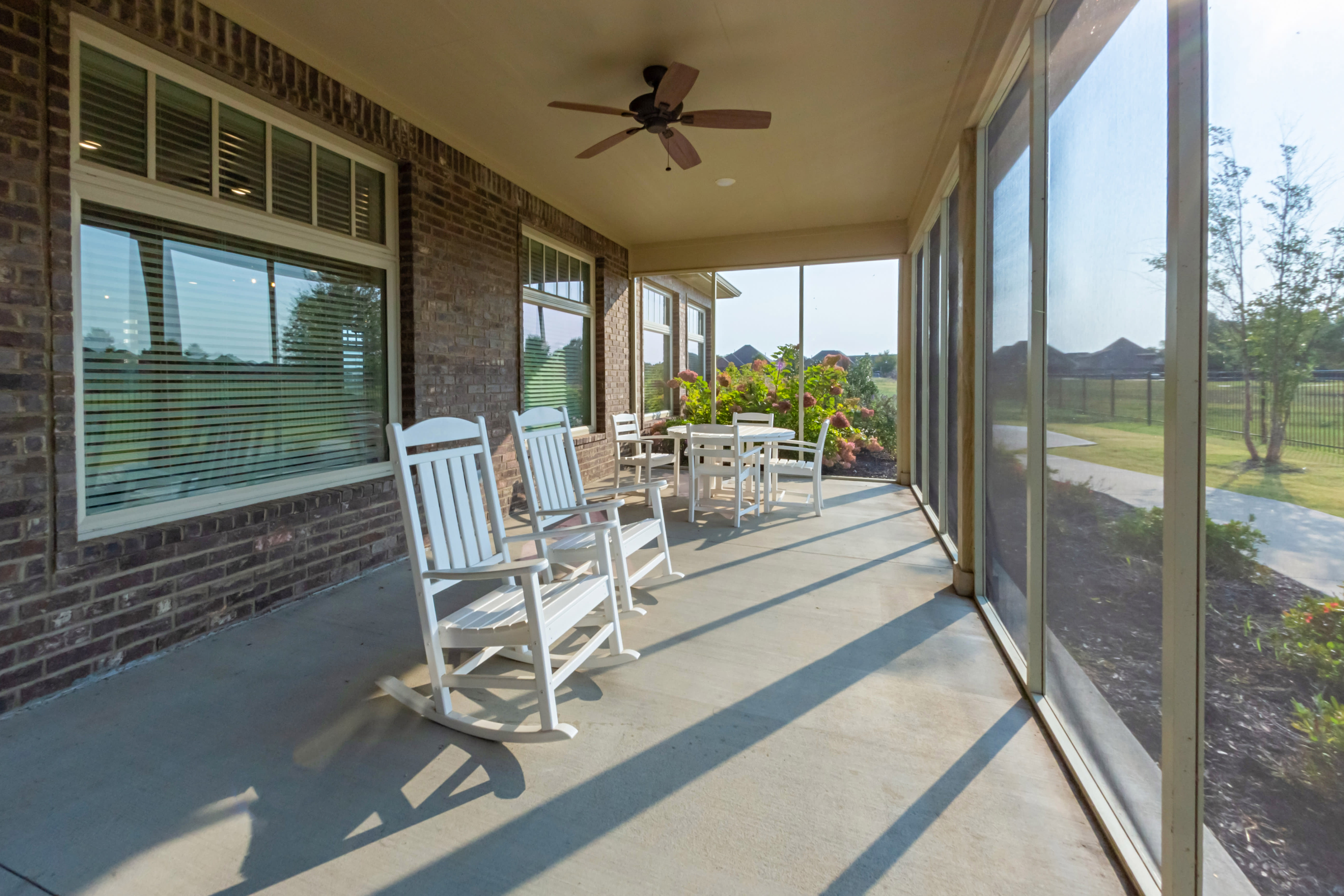 outdoor common area