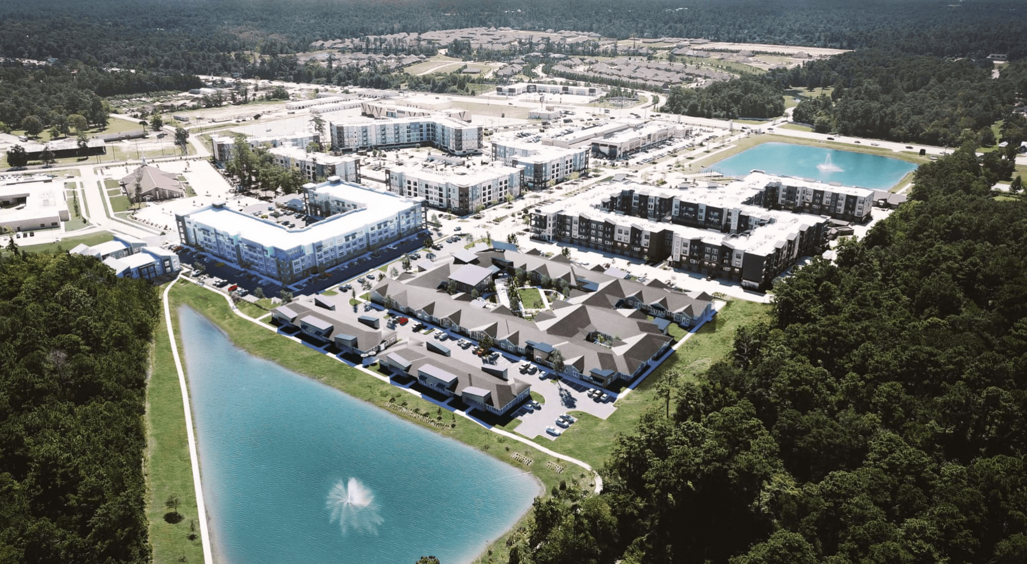 Landing at Woodland Lakes community photo 1