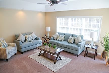 in-unit seating area