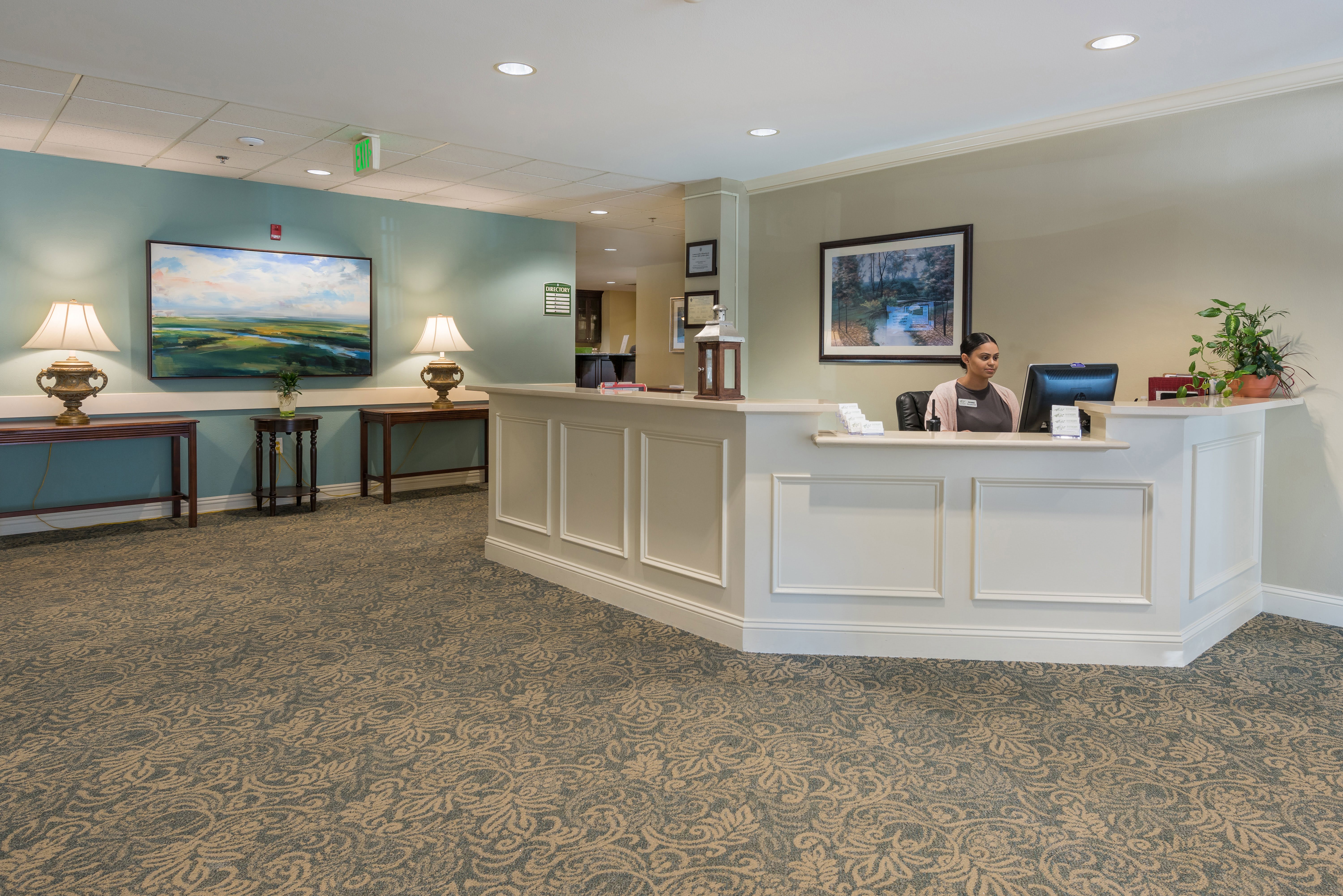 reception area