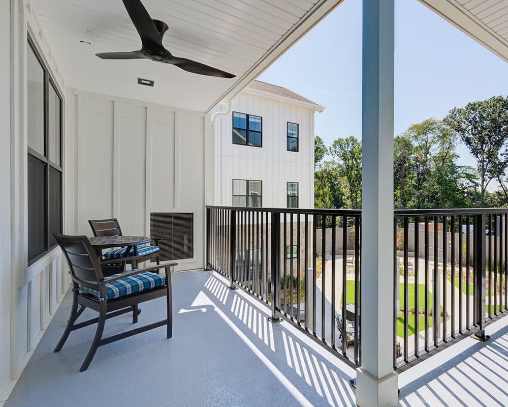 outdoor common area