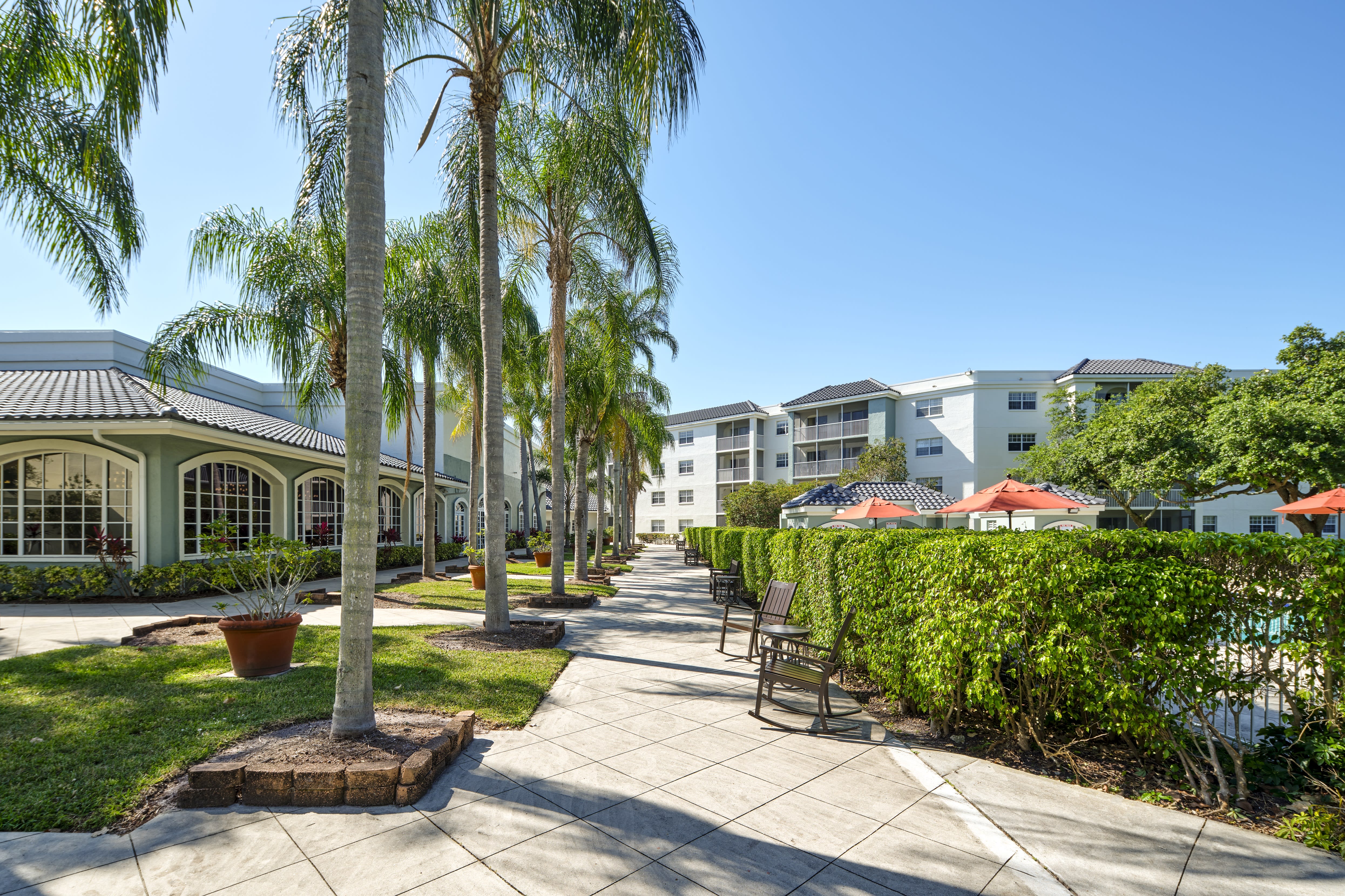 outdoor common area