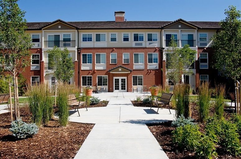 outdoor common area