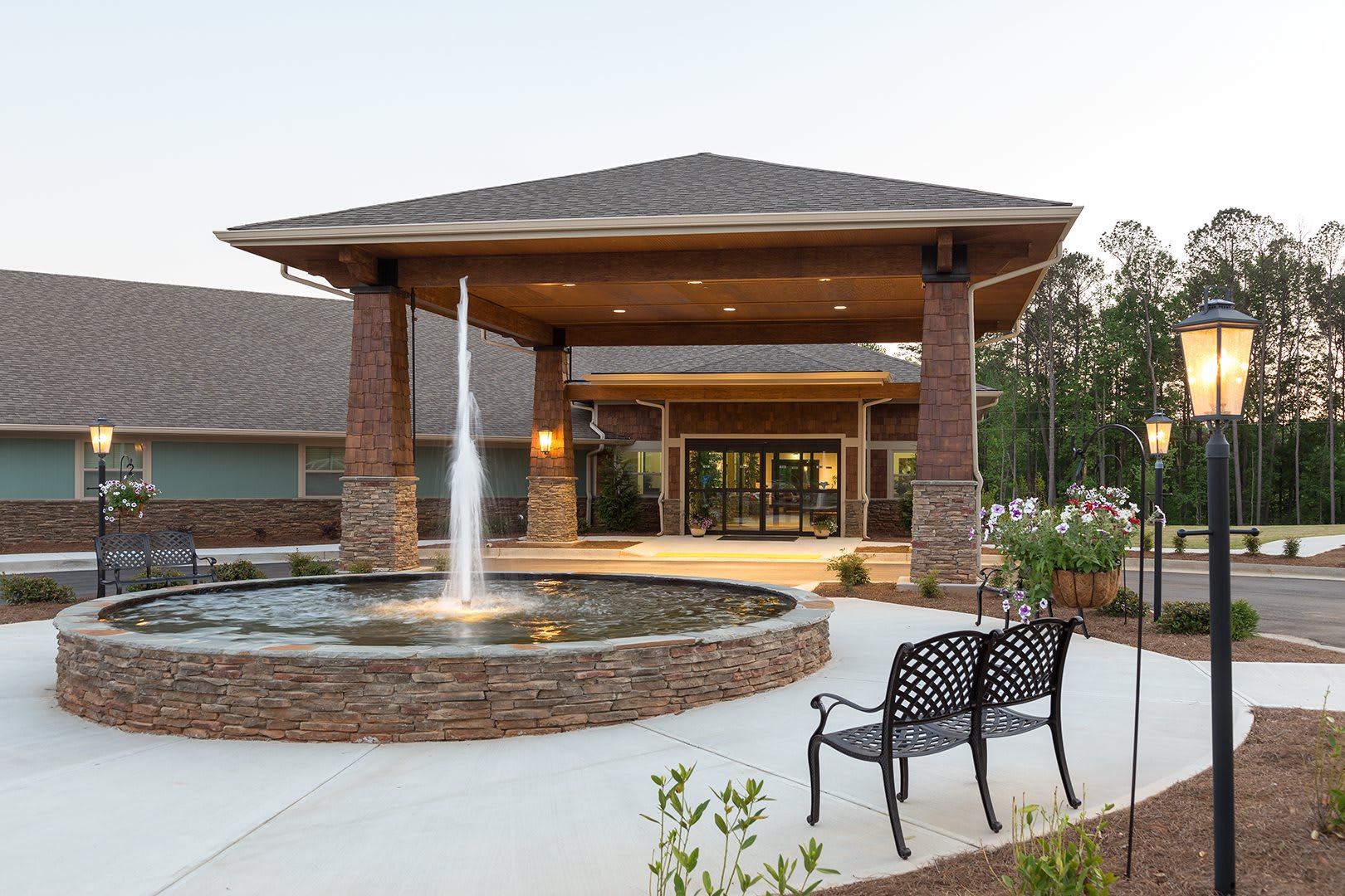 outdoor common area