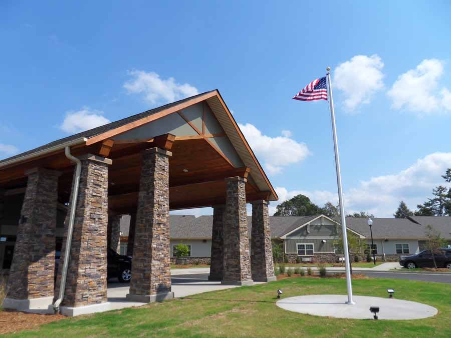 outdoor common area
