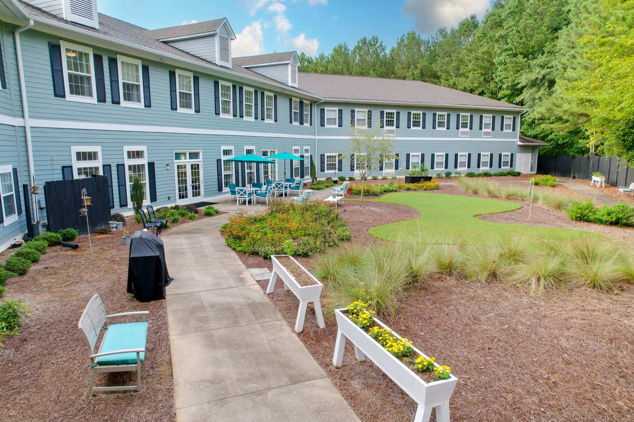 outdoor common area