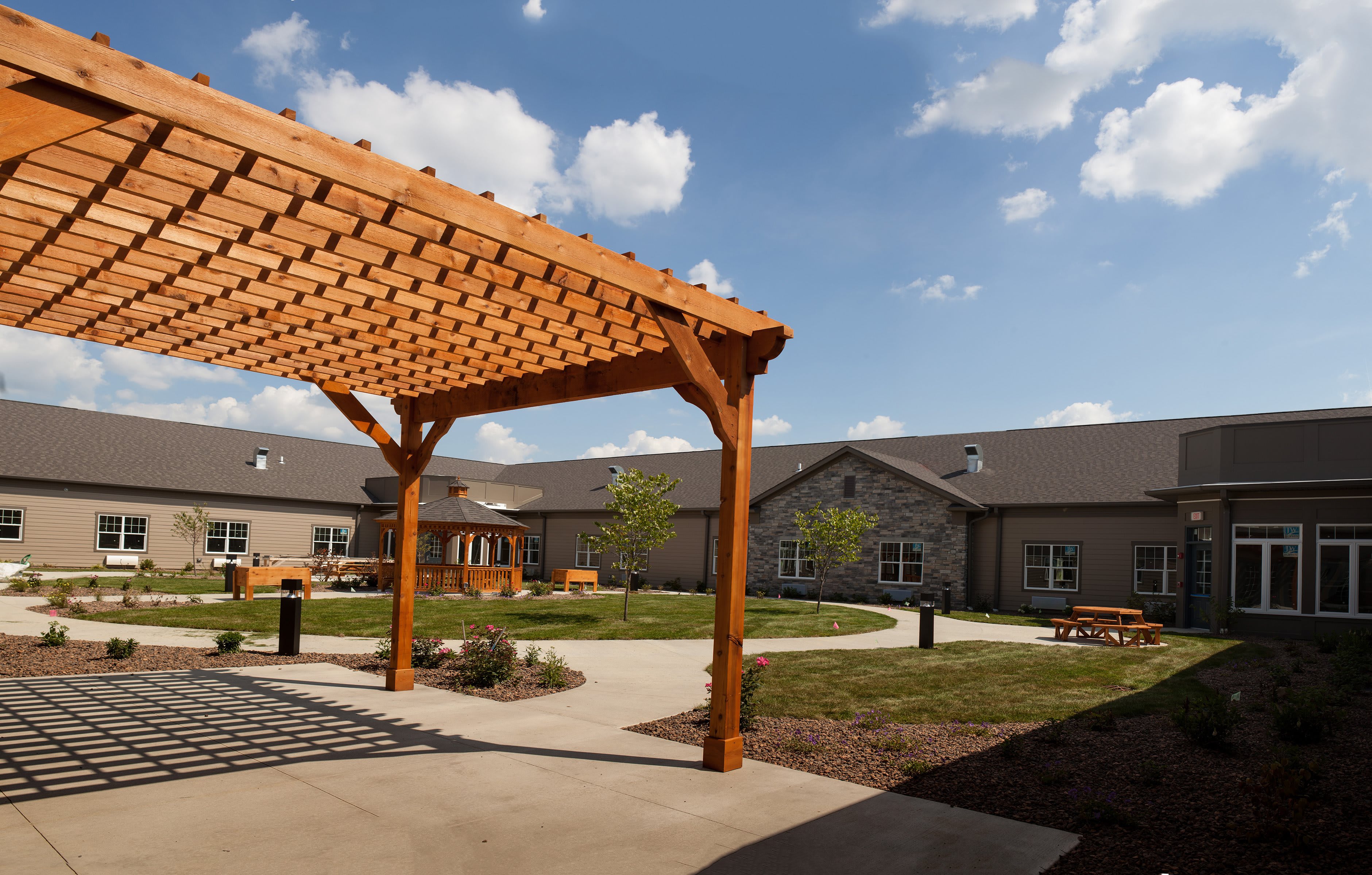 outdoor common area