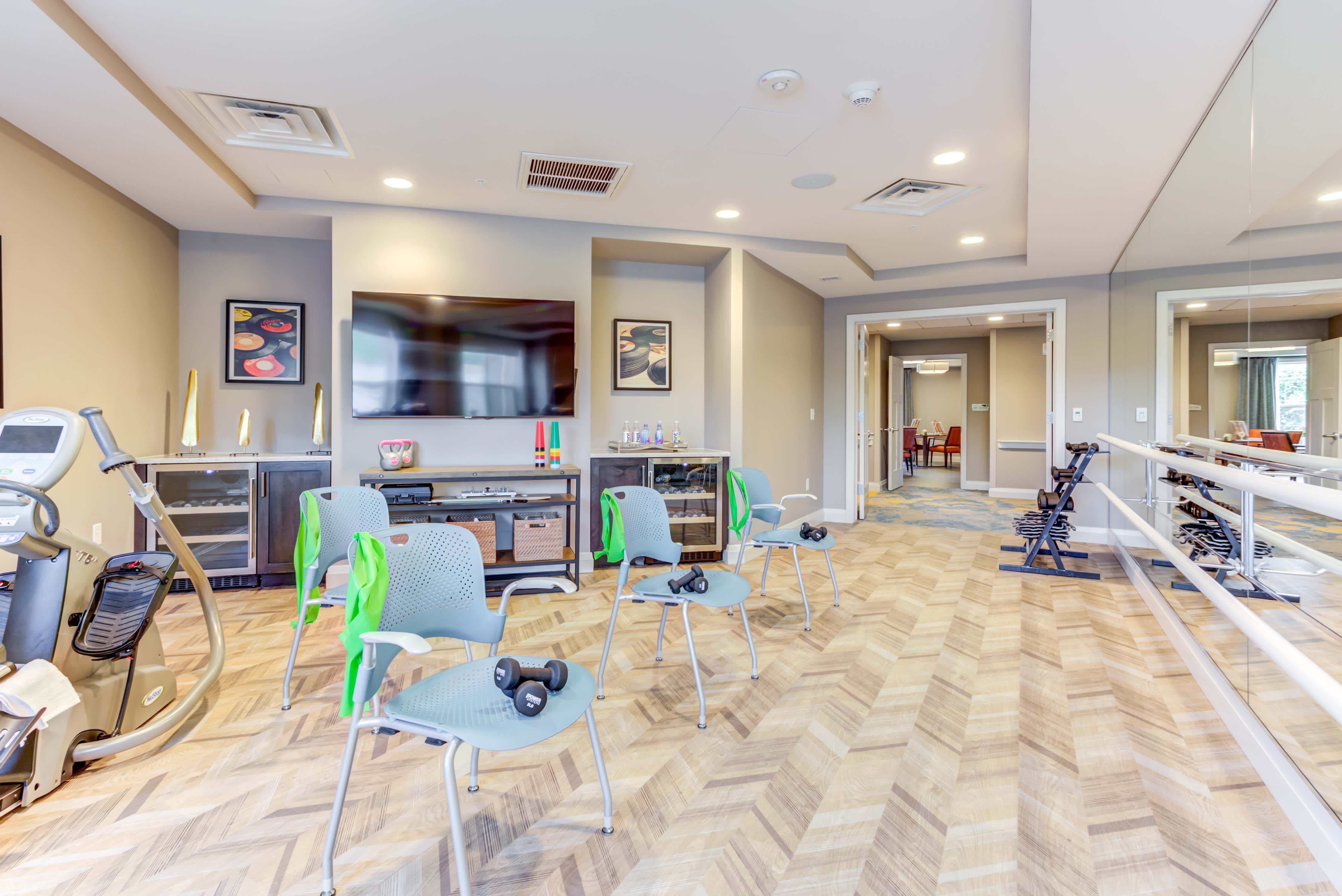 fitness center