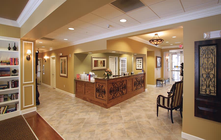 reception area