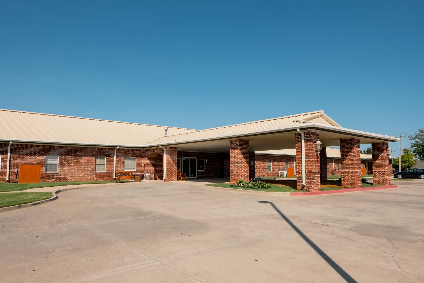 outdoor common area