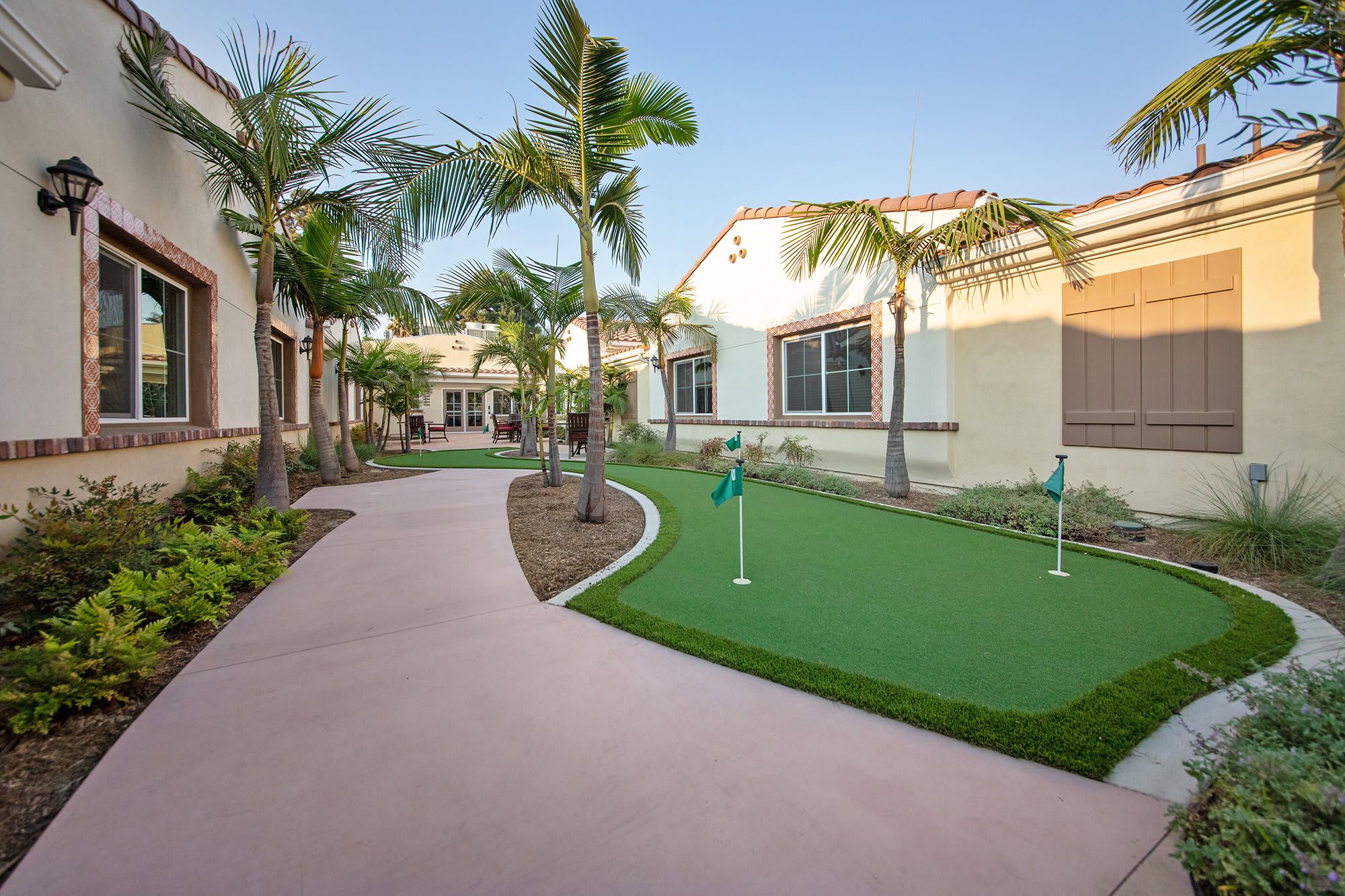 outdoor common area