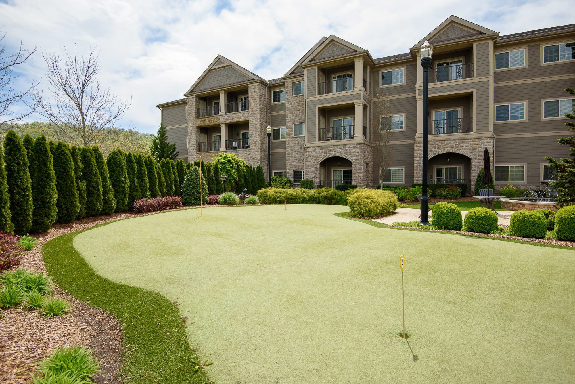 outdoor common area