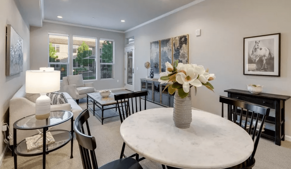 in-unit seating area