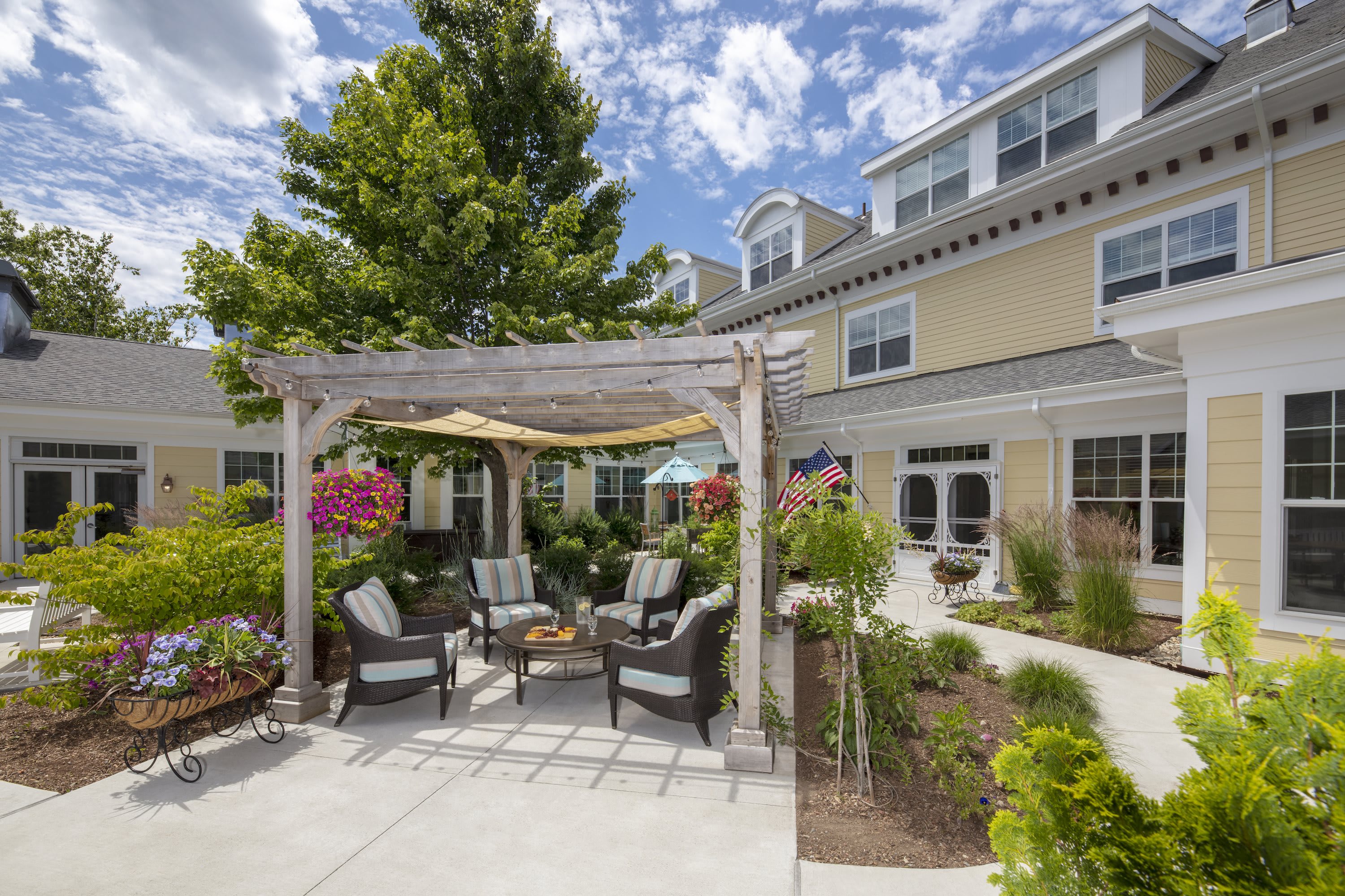 outdoor common area