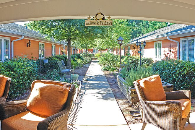 outdoor common area