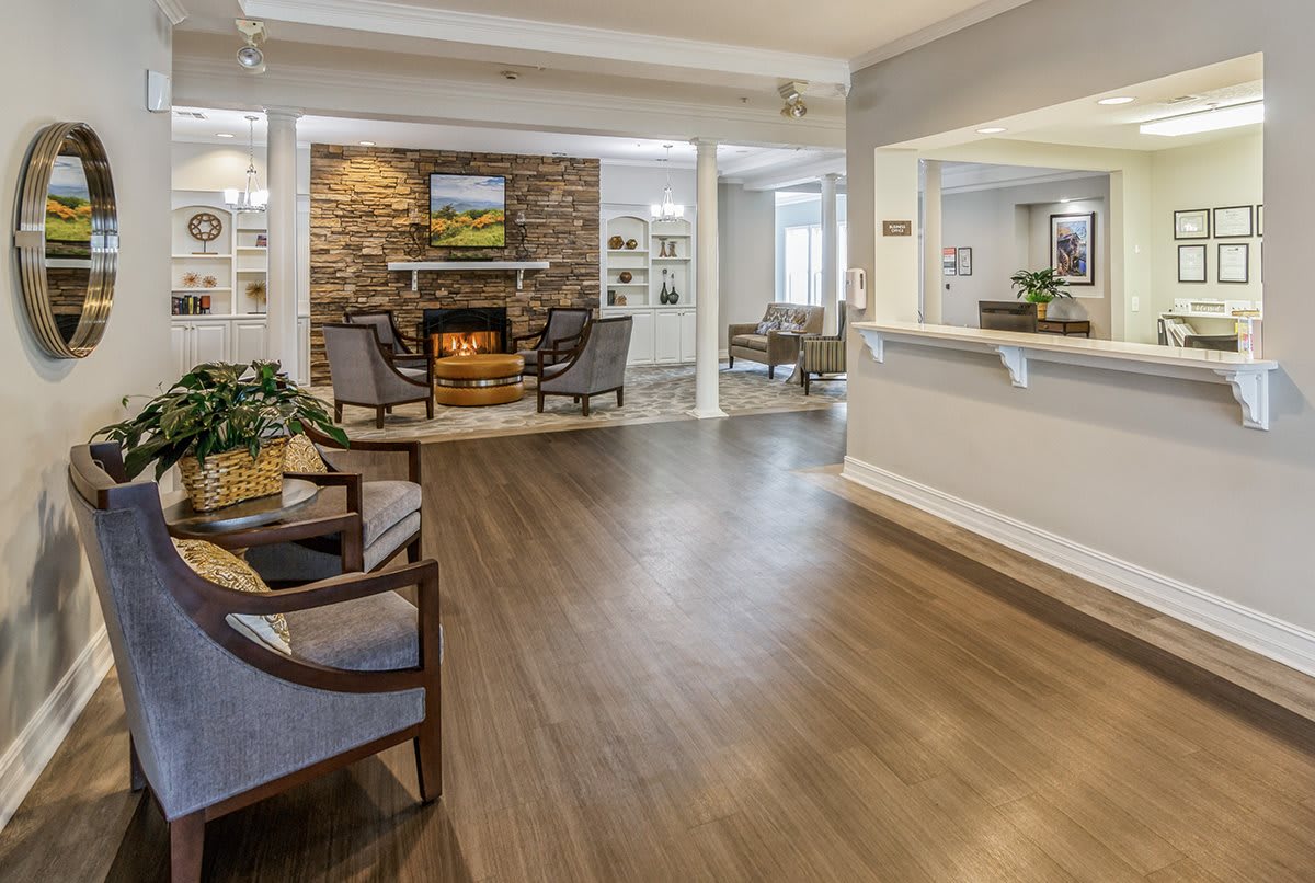 reception area