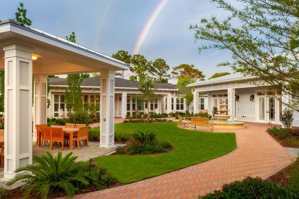 outdoor common area