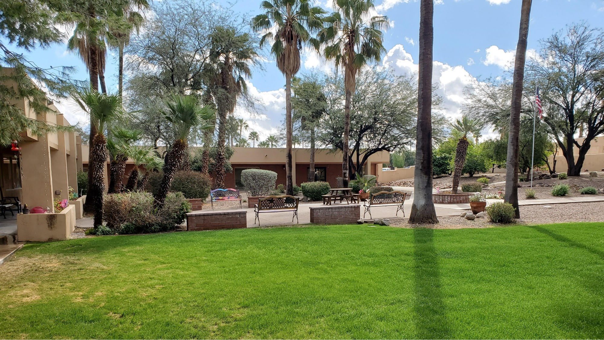 outdoor common area