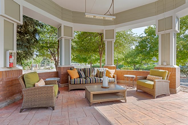 outdoor common area
