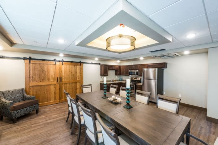 communal kitchen