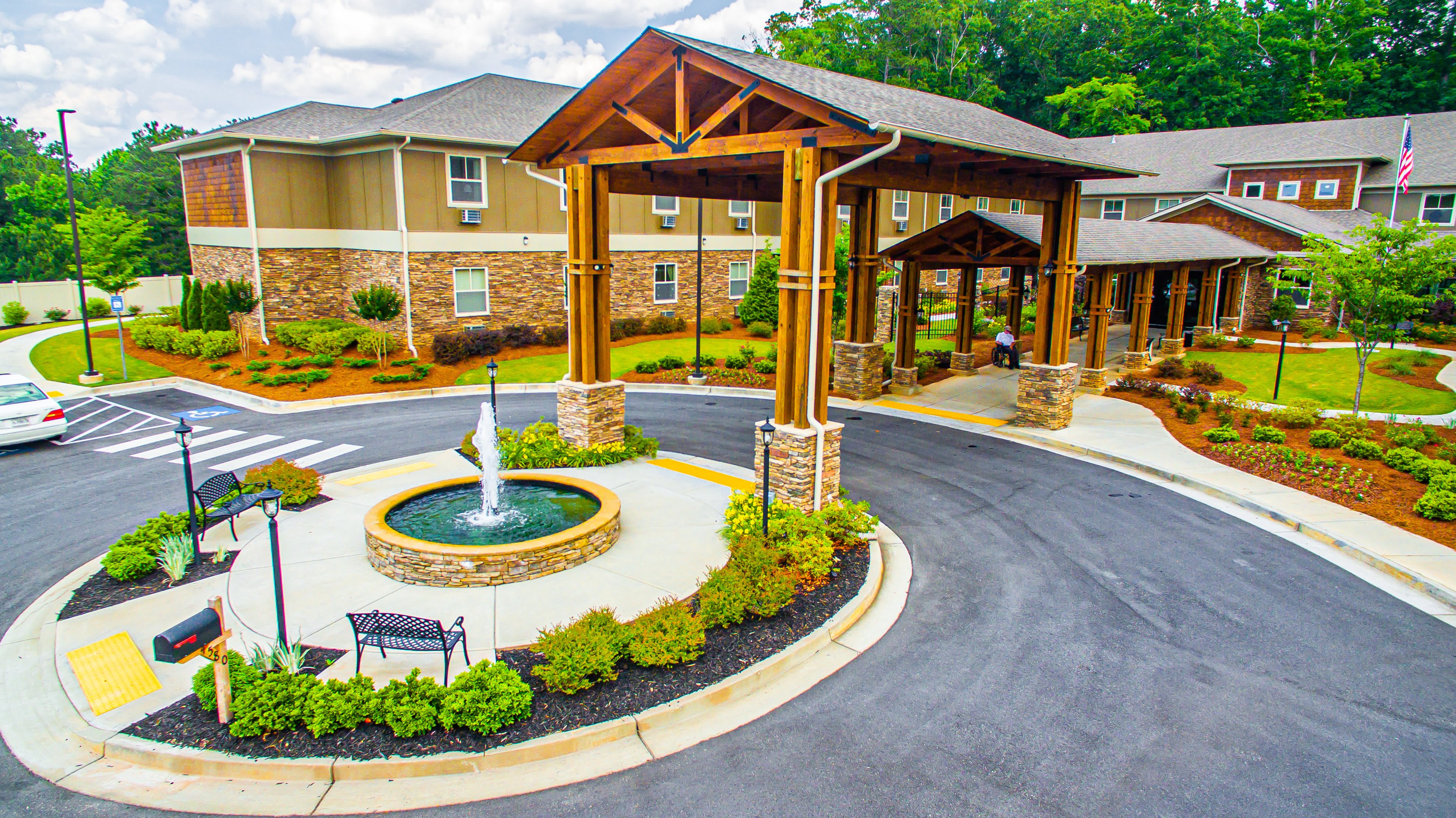 outdoor common area