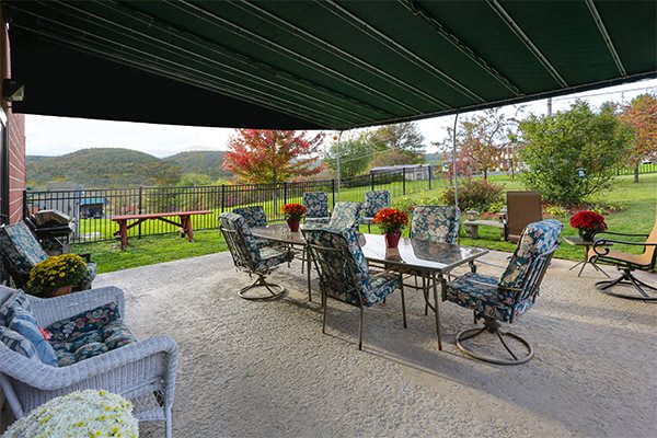 outdoor common area