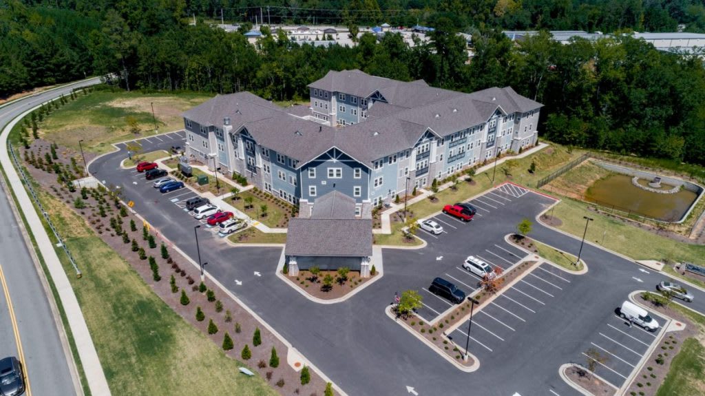aerial view of community exterior