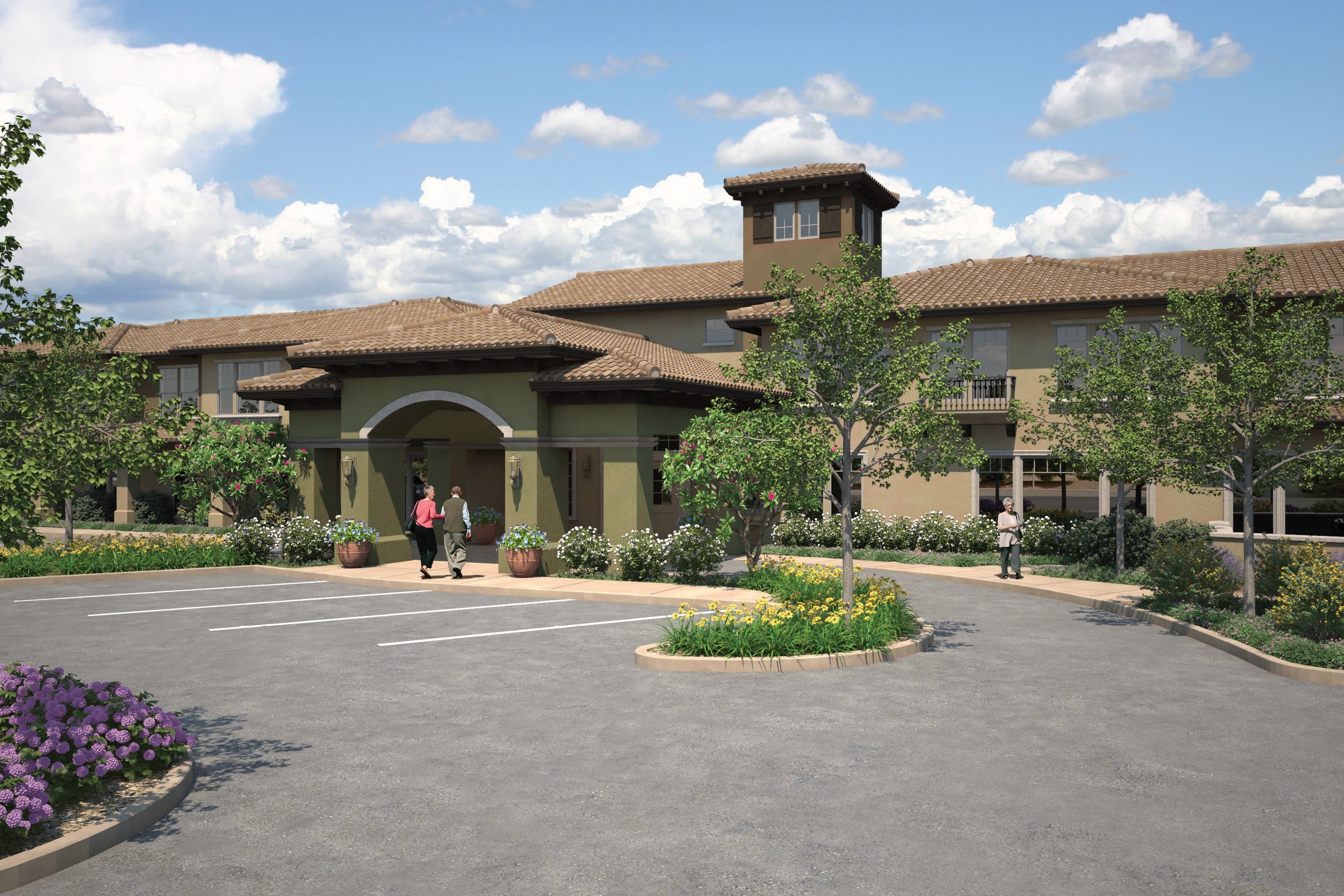 outdoor common area