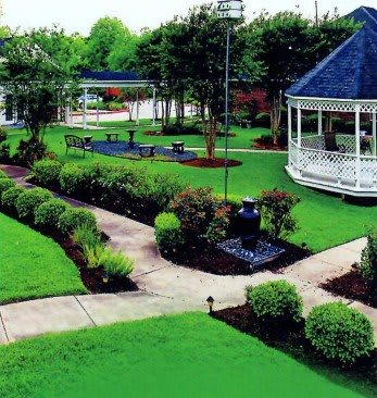 outdoor common area