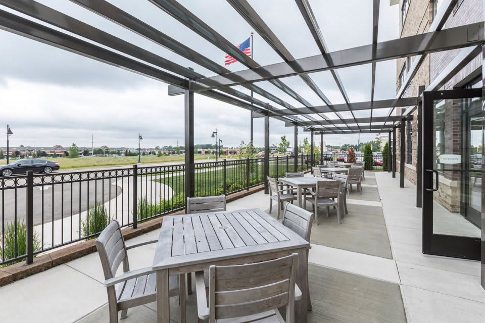 outdoor common area