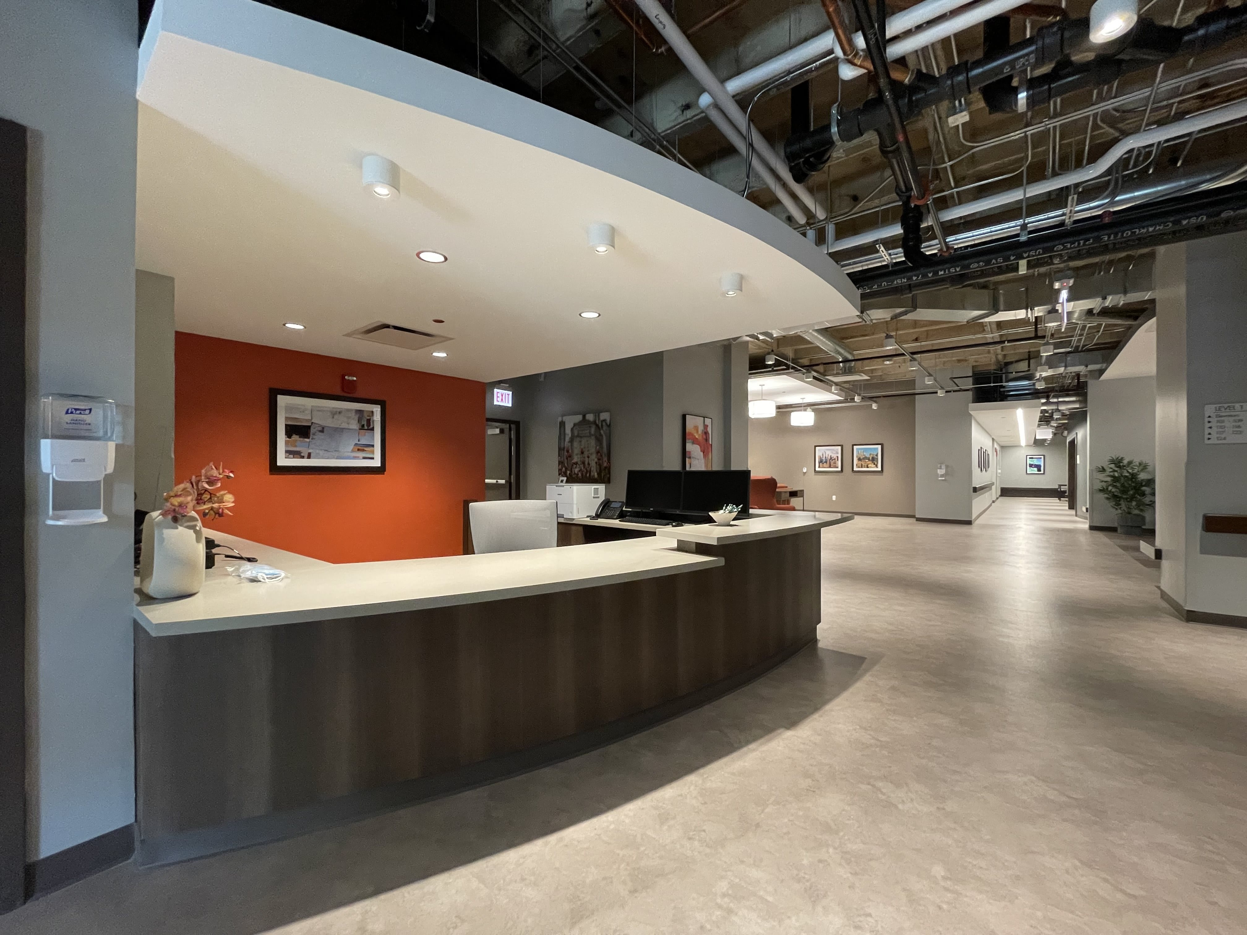 reception area